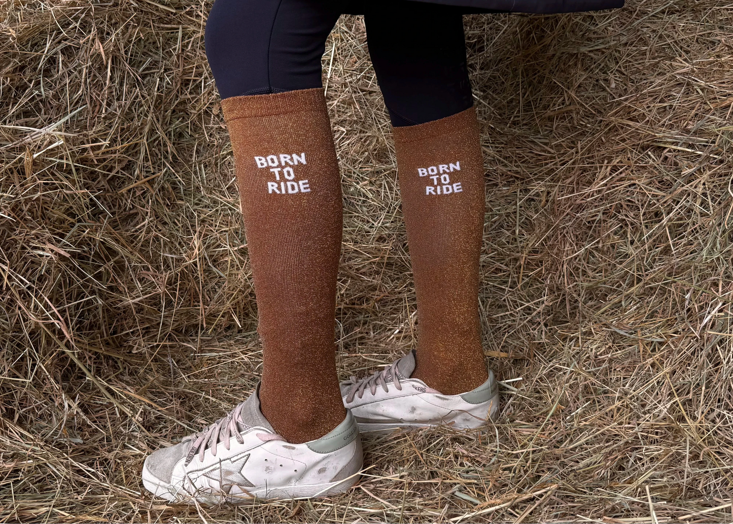 Chaussettes d'Équitation "BORN TO RIDE"
