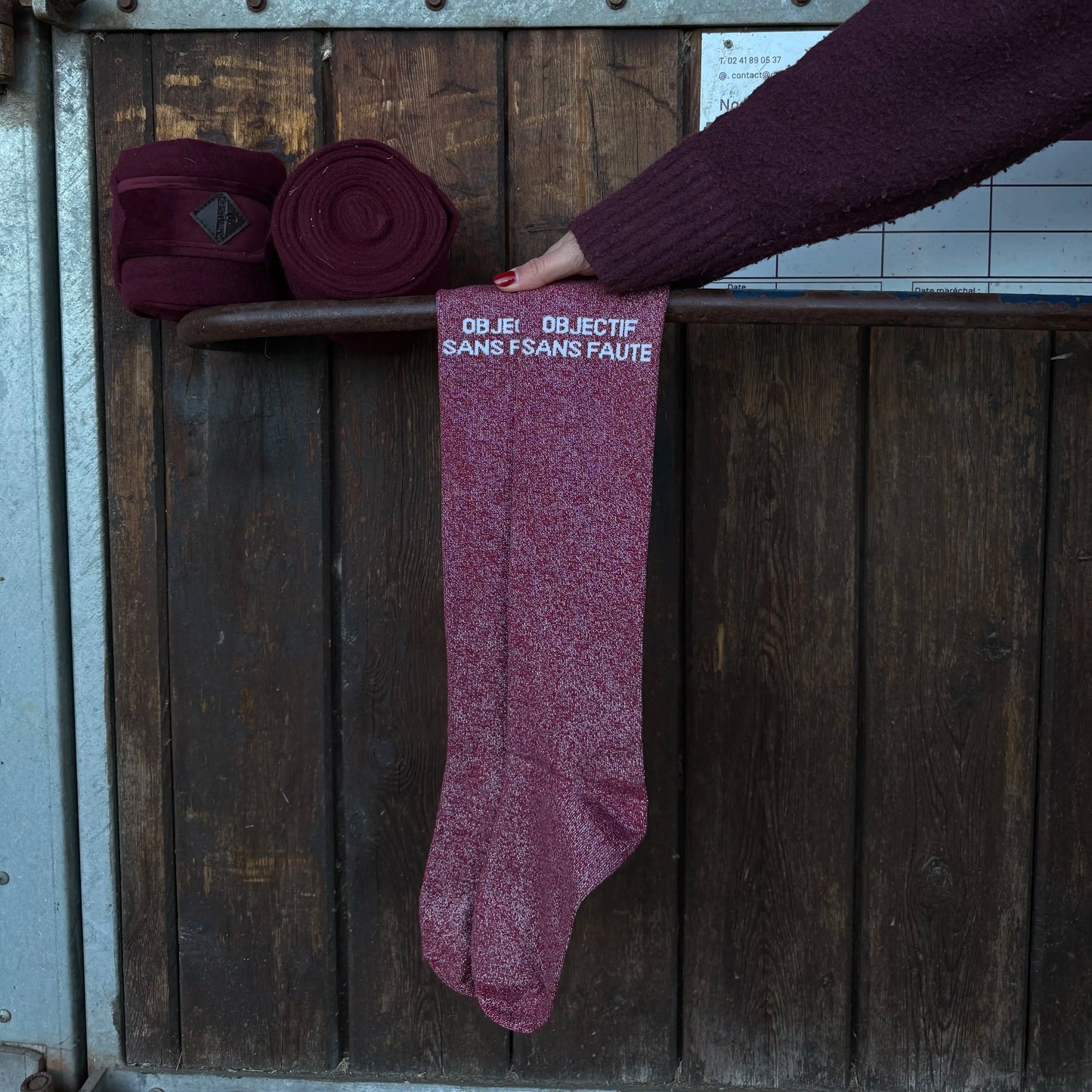Chaussettes d'Équitation "OBJECTIF SANS FAUTE"
