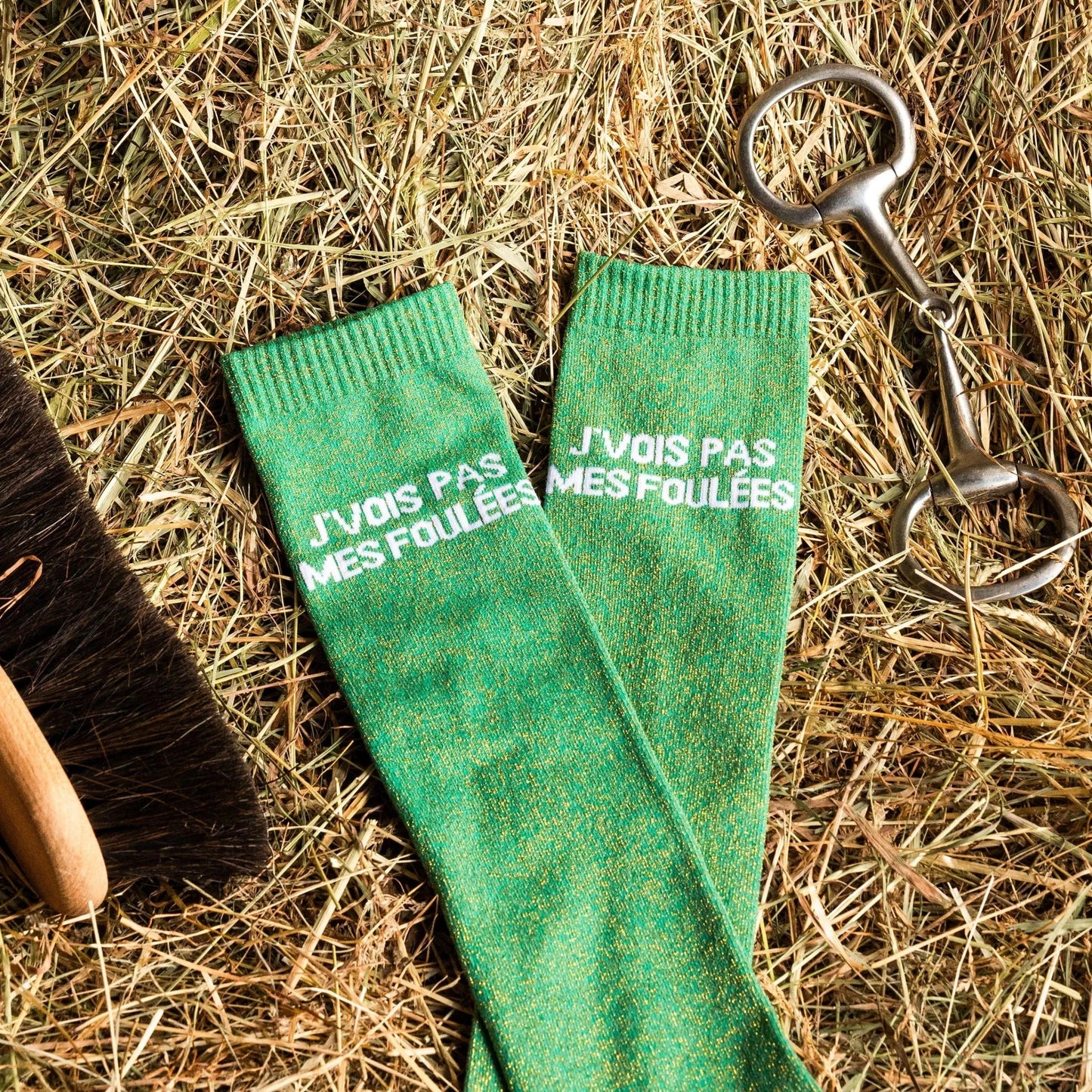 Chaussettes d'Équitation "J'VOIS PAS MES FOULÉES"