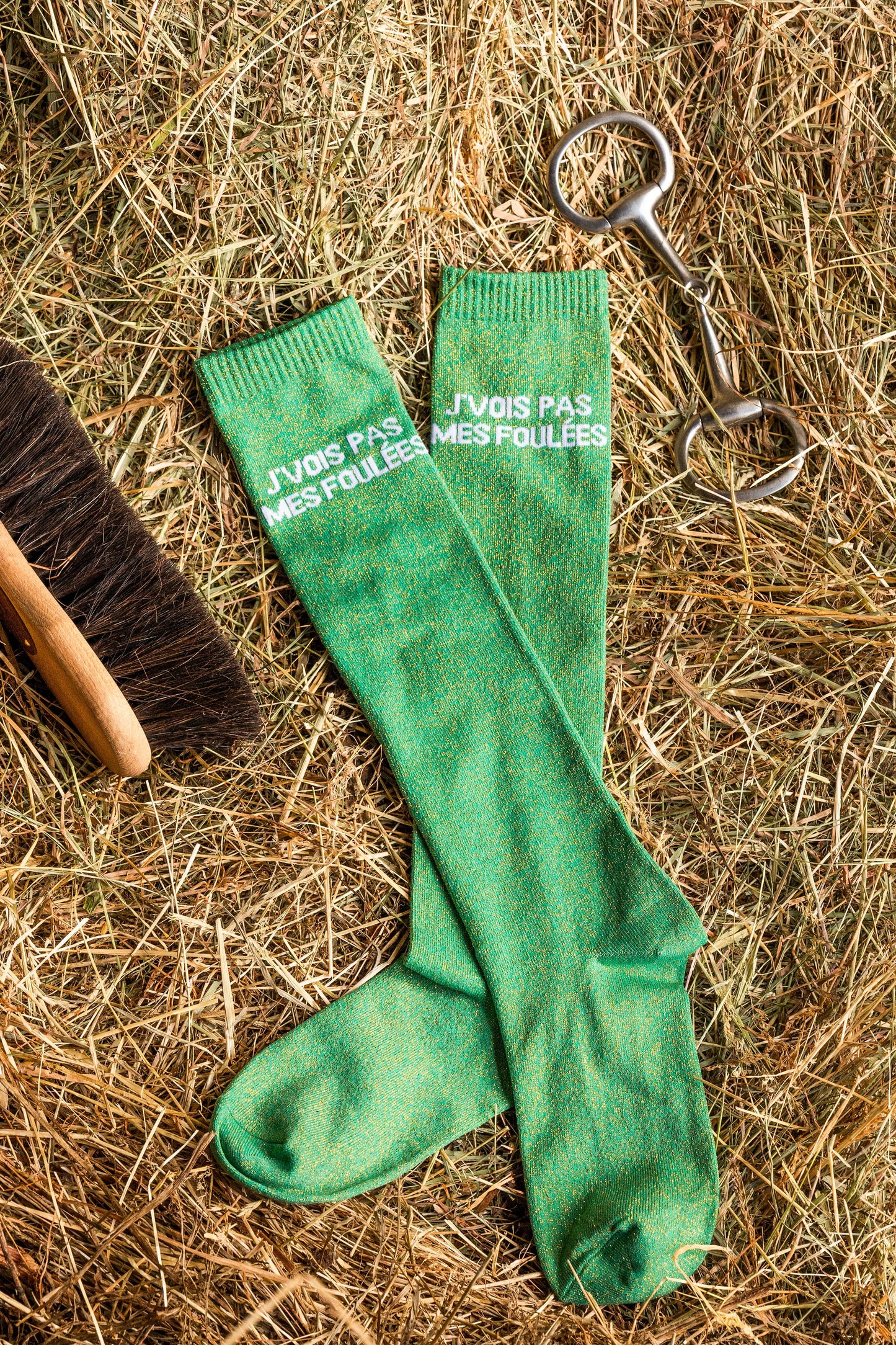 Chaussettes d'Équitation "J'VOIS PAS MES FOULÉES"