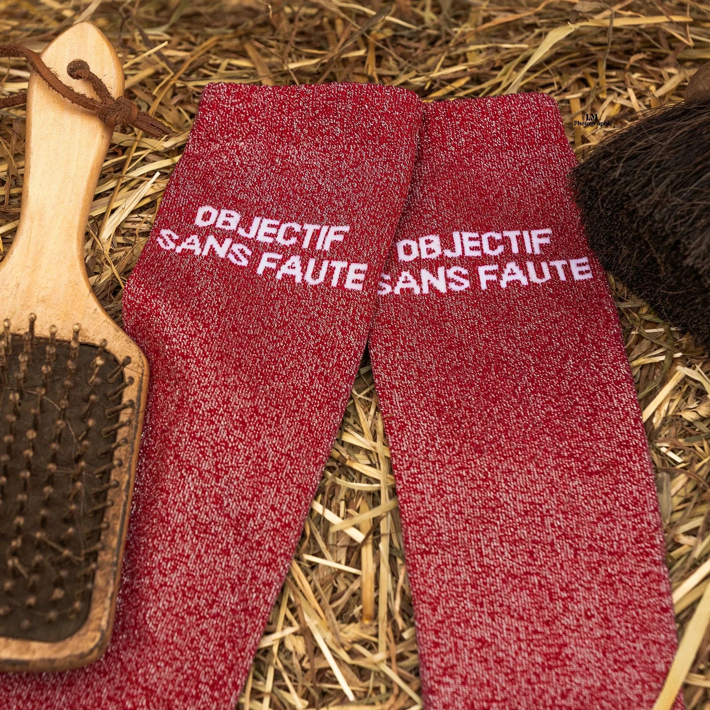 Chaussettes d'Équitation "OBJECTIF SANS FAUTE"